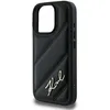 Image de Coque Souple - Karl Lagerfeld - iPhone 16 Pro 6.3 - Matelassé - Cuir Écologique - Vintage