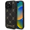 Image de Coque Téléphone - Karl Lagerfeld - iPhone 16 Pro Max - Cuir Écologique - MagSafe - Design Géométrique
