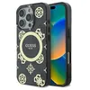 Image de Guess IML Peony On 4G Background Case with MagSafe for iPhone 16 Pro Max 6.9 Black - GUHMP16XH4PYEEK