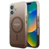 Image de Coque Guess IML Glitter Gradient MagSafe pour iPhone 16 Plus - Brown