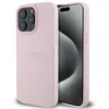 Image de Coque pour iPhone 15 Pro Max - Guess Bague Or Grainé MagSafe (GUHMP15XPGHSMMP) - Rose