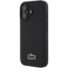 Image de Coque Magsafe Iconic Petit Piqué Pour Iphone 16 Plus Noir Lacoste