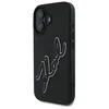 Image de Coque Karl Lagerfeld 3D Design pour iPhone 16 - Rubber Signature