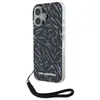 Image de Coque Téléphone - Karl Lagerfeld - iPhone 16 Plus - Motif Zèbre - Cordon en Nylon - TPU/PC