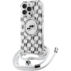Image de Coque Pour Iphone 16 Pro Max Magsafe Avec Monogramme Et Cordon Amovible Transparent Karl Lagerfeld