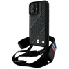 Image de Coque téléphone - BMW - iPhone 16 Plus - Éco-cuir - Noir - Sportif