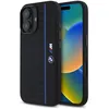 Image de Coque Téléphone - BMW - iPhone 16 - Silicone - Anti-choc - Design Hexagon Blue Line