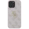 Image de Coque Pour Iphone 16 Pro Max Avec Monogramme Et Logo 4g En Métal Rose Guess