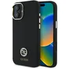 Image de Coque Guess Silicone Logo Strass 4G pour iPhone 16 - Black