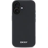 Image de Coque Pour Iphone 16 Plus Magsafe Élégante Avec Logo En Métal Noir Dkny