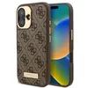 Image de Coque Guess Hardcase 4G Logo Plate MagSafe pour iPhone 16 - Brown