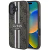 Image de Coque Guess Hardcase 4G Printed Stripes MagSafe pour iPhone 16 Plus - Brown