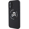 Image de Coque Pour Iphone 16 Magsafe Antichocs Chic Avec Motif Karl Et Choupette Noir Karl Lagerfeld