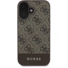 Image de Coque Pour Apple Iphone 16 Édition 4g Stripe Ultra-chic Marron Guess