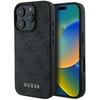 Image de Coque Pour Iphone 16 Pro Antichocs Effet Saffiano Avec Motif 4g Noir Guess