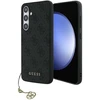 Image de Coque Pour Galaxy S24 Fe Antichocs Avec Motif 4g Et Breloque Décorative Noir Guess