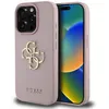 Image de Coque iPhone 15 Pro Guess PU Grained 4G Metal Logo Rose
