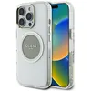 Image de Coque Guess IML Metal Colored Circle Classic Logo MagSafe pour iPhone 16 Pro Max (gris)