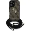 Image de Coque Guess Hardcase 4G Big Logo avec cordon pour iPhone 16 Plus - Brown