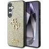 Image de Coque Guess Glitter Script Big 4G Logo pour Samsung Galaxy S25 - Gold