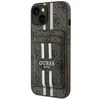 Image de Coque Guess Cardslot 4G MagSafe avec porte cartes pour iPhone 15 - Brown