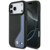 Image de Etui de protection - CG MOBILE - iPhone 17 Pro Max - Compatible MagSafe - M Carbon Logo - Cuir PU & fibre carbone