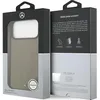 Image de Coque iPhone - MERCEDES - The Move (iPhone 17 Pro Max) - cuir synthétique taupe - MagSafe - TPU anti-choc