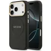 Image de Coque Guess Peony Hot Stamp MagSafe pour iPhone 17 Pro - Black