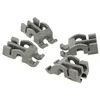 Image de Lot de 4 paliers de panier inférieur Lave-vaisselle 481010600198 481253578098 WHIRLPOOL BAUKNECHT KITCHENAID IGNIS LADEN IKE