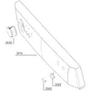 Image de Bandeau repère (repère 3010) Lave-vaisselle 1780255900 BEKO
