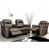 Image de Canapé 3 places et un fauteuil relax EVASION en cuir - Marron