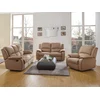 Image de Canapés 3 places 2 places et un fauteuil relax en microfibre HERNANI - Taupe