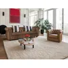 Image de Canapé 3 places et fauteuil CHESTERFIELD en microfibre aspect cuir vieilli