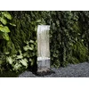 Image de Fontaine d'extérieur vague en acier inoxydable - H.130 cm - Argenté - HOKI