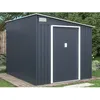 Image de Abri de jardin métal adossé en acier galvanisé anthracite 549 m² - DAUSTIN