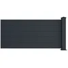 Image de Extension de clôture à poser H89 x L189 cm en aluminium anthracite - NAZARIO