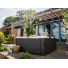 Image de Spa semi-rigide MSpa 6 places gris anthracite avec LED et accessoires -128 jets - L160 x l160 x H65 cm - NAPUKA