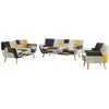Image de Canapés 3 places 2 places et un fauteuil en tissu patchwork SERTI II