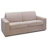 Image de Canapé 3 places convertible express en tissu beige COGLIO