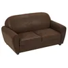 Image de Canapé 3 places en microfibre aspect cuir vieilli club VICTORY III
