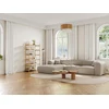 Image de Grand canapé d'angle gauche en tissu chiné beige POGNI de Maison Céphy