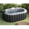 Image de SPA gonflable ovale 2 places - L190 x P120 x H65 cm - 90 buses d'air - Noir - B-LUCKY II