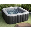 Image de Spa gonflable carré 4 places - L154 x P154 x H65 cm - 120 buses d'air - Noir et gris - B-COSY II