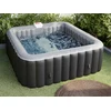 Image de Spa gonflable carré 6 places - L185 x P185 x H65 cm - 140 buses d'air - Noir et gris - B-COSY II