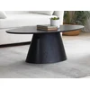 Image de Table basse placage frêne - Noir - ANTELADA