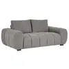 Image de Canapé 3 places en tissu texturé gris BERENIA de Maison Céphy