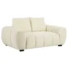 Image de Canapé 2 places en tissu texturé beige BERENIA de Maison Céphy