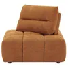 Image de Fauteuil dangle dossier avance-recule en tissu texturé terracotta APOLIU