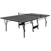 Image de Table de ping-pong pliable à roulettes avec accessoires - Gris anthracite - L274 x P152.5 x H76 cm - GARRY