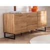 Image de Buffet avec 3 portes - Naturel clair - CEVANIA
